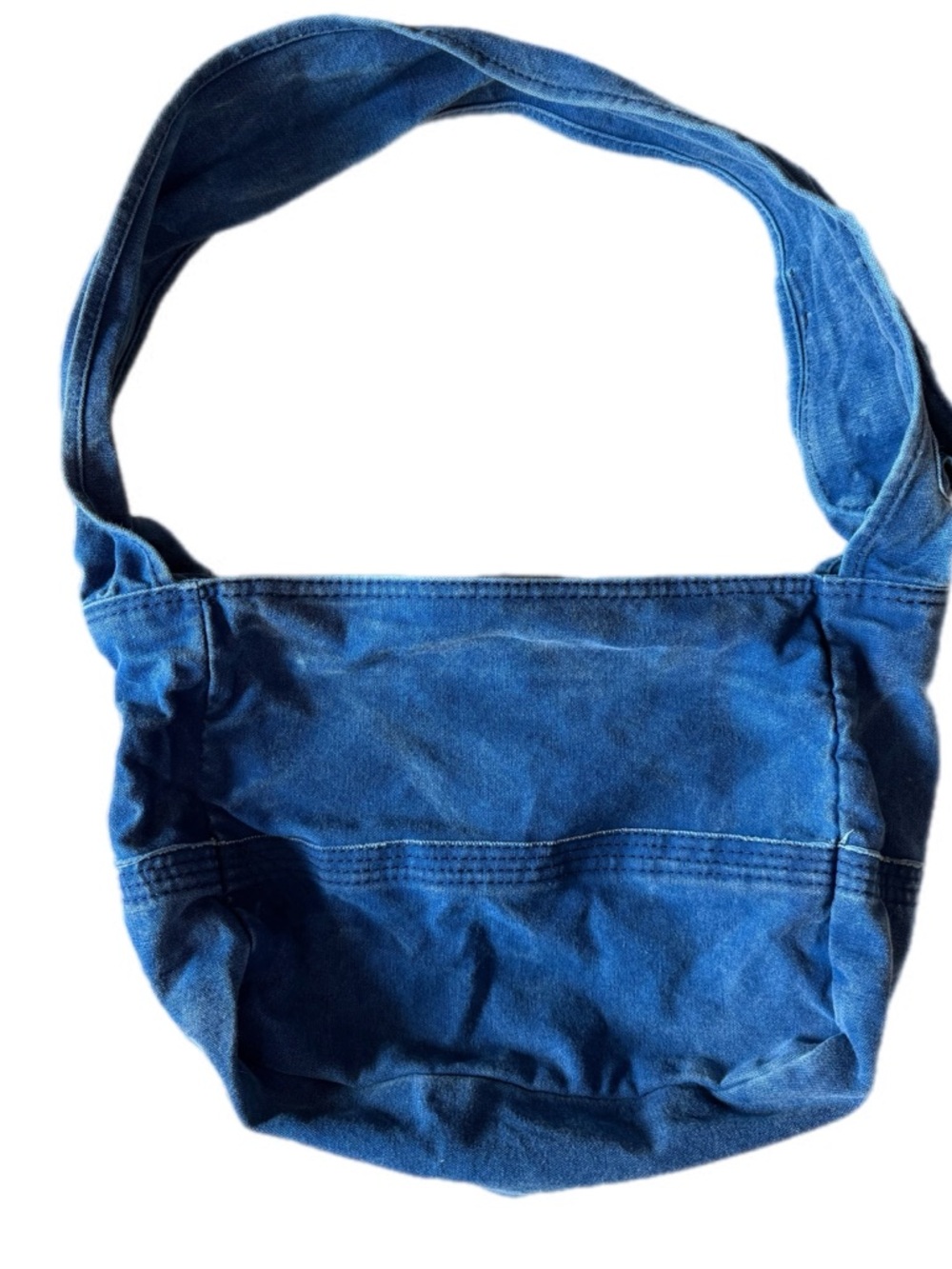 We The Free Waxed Canvas Zip Sling Bag Icelandis Blue - Picture 7 of 16